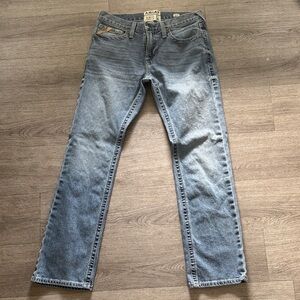 Ariat Men's Light Blue Straight Jeans